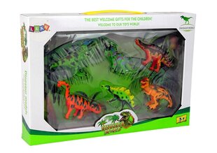 Dinosauruse kujukeste komplekt, 6 tk цена и информация | Игрушки для мальчиков | kaup24.ee