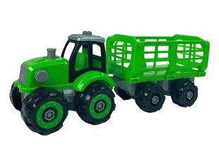 Traktor Lean Toys, roheline hind ja info | Poiste mänguasjad | kaup24.ee