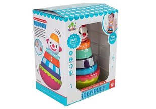 Rattle - püramiid Kloun hind ja info | Imikute mänguasjad | kaup24.ee