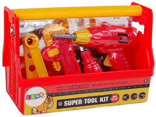 Tööriistakast, punane цена и информация | Игрушки для мальчиков | kaup24.ee