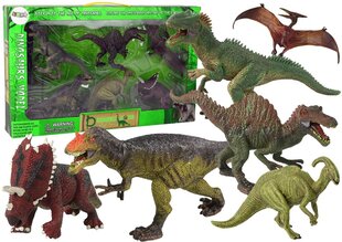 Dinosauruse kujukeste komplekt, 6 tk. hind ja info | Poiste mänguasjad | kaup24.ee