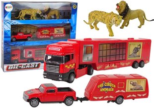 С животными в цирковом грузовике и прицепе цена и информация | Игрушки для мальчиков | kaup24.ee