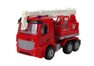 Игрушечная пожарная машина с пожарным и дорожными знаками цена и информация | Развивающие игрушки | kaup24.ee
