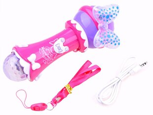 Mikrofon salvestusvõimalusega, roosa hind ja info | Arendavad mänguasjad | kaup24.ee