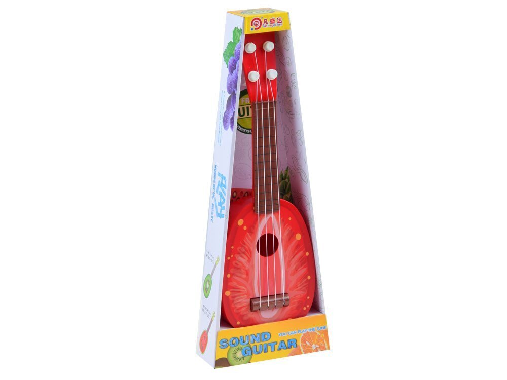 Laste kitarr - ukulele, Strawberry цена и информация | Arendavad mänguasjad | kaup24.ee