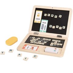 Magnetiline mängupuust sülearvuti koos tarvikutega Tooky mänguasi цена и информация | Развивающие игрушки | kaup24.ee