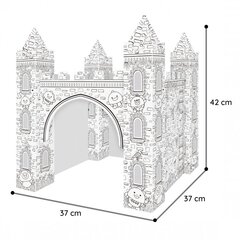 Värvimismaja 6 markeriga, Woopie цена и информация | Детские игровые домики | kaup24.ee