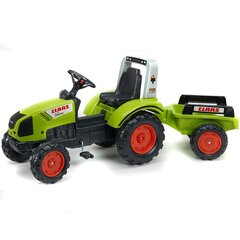 Трактор Minam с прицепом, зеленый, Flak цена и информация | Игрушки для мальчиков | kaup24.ee