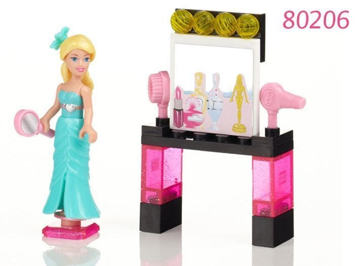 Mega Blocks Barbie nukufiguur цена и информация | Tüdrukute mänguasjad | kaup24.ee