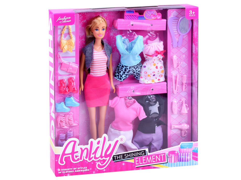 Nukk riiete ja aksessuaaridega, Anlily hind ja info | Tüdrukute mänguasjad | kaup24.ee