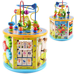 Многофункциональная деревянная башня 8 в 1 цена и информация | Игрушки для малышей | kaup24.ee
