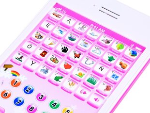 Интерактивный планшет на польском языке, розовый цена и информация | Развивающие игрушки | kaup24.ee