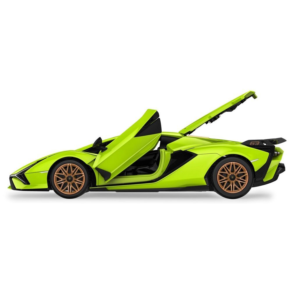 R/C auto – ehitaja Lamborghini Sian FKP 37, 1:18, roheline цена и информация | Poiste mänguasjad | kaup24.ee