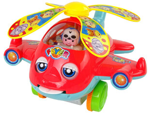 Кнопочный аэроплан со светящейся палочкой цена и информация | Игрушки для малышей | kaup24.ee