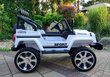 Kahekohaline elektriauto Jeep 4x4 S2388, valge hind ja info | Laste elektriautod | kaup24.ee