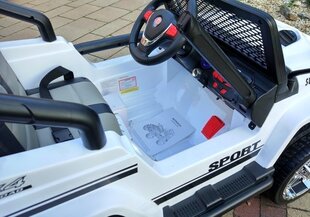 Kahekohaline elektriauto Jeep 4x4 S2388, valge hind ja info | JEEP Autokaubad | kaup24.ee