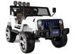 Kahekohaline elektriauto Jeep 4x4 S2388, valge цена и информация | Laste elektriautod | kaup24.ee
