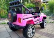 Kahekordne elektriauto lastele Jeep 4x4 S2388, roosa цена и информация | Laste elektriautod | kaup24.ee