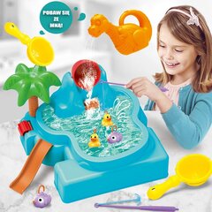 WOOPIE Water Table 2in1 Игра Рыбалка Водопад 6 эл. цена и информация | Игрушки для песка, воды, пляжа | kaup24.ee