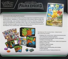 Kaardid Pokemon Scarlet & Violet 2: Paldea Evolved Elite Trainer Box, EN цена и информация | Настольные игры, головоломки | kaup24.ee