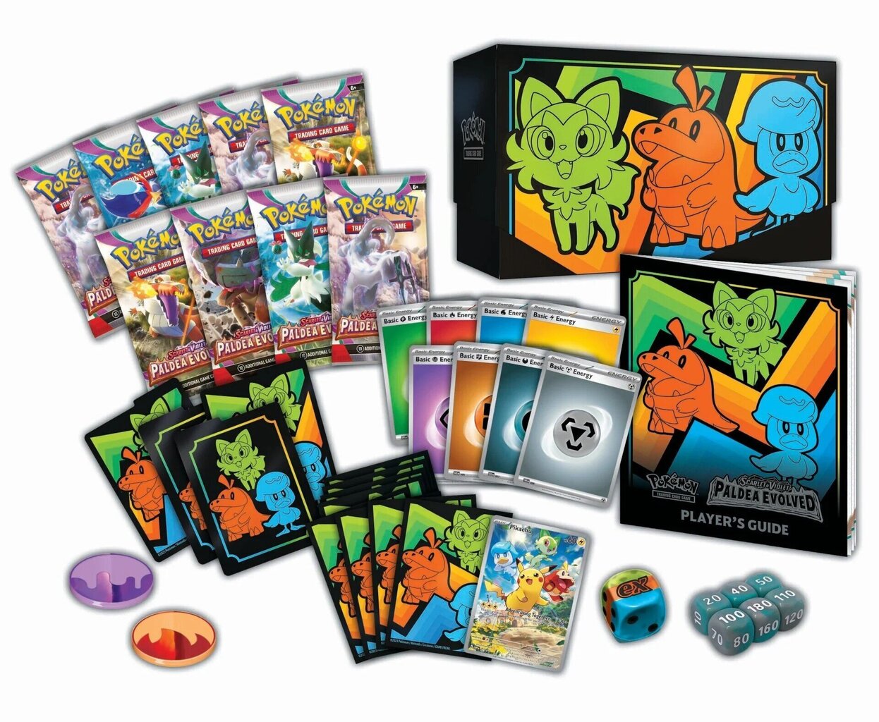 Kaardid Pokemon Scarlet & Violet 2: Paldea Evolved Elite Trainer Box, EN цена и информация | Lauamängud ja mõistatused | kaup24.ee