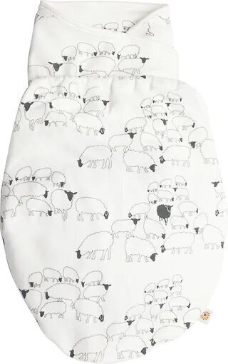 Magamiskott Ergobaby Swaddler Sheep, 0-4 kuud. цена и информация | Beebipadjad ja -tekid | kaup24.ee