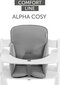 Söögitoolipadi Hauck Alpha Cosy Comfort, Stretch Grey hind ja info | Laste söögitoolid | kaup24.ee