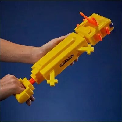 Veepüstol Nerf Super Soaker Minecraft Axolotl hind ja info | Mänguasjad (vesi, rand ja liiv) | kaup24.ee