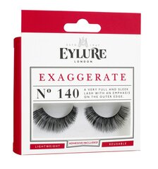 Kunstripsmed Eylure Exaggerate No.140 hind ja info | Kunstripsmed, ripsmekoolutajad | kaup24.ee