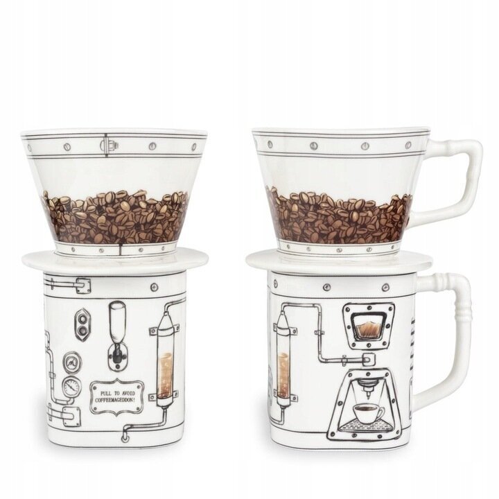 Froster kohvikruus Coffeemageddon tassiga, 350 ml hind ja info | Kohvikannud, teekannud | kaup24.ee