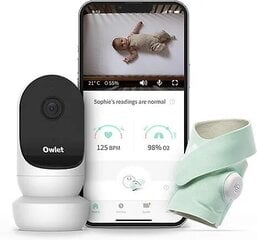 Мобильная няня Owlet Monitor Duo Smart Sock 3 Cam 2 цена и информация | Радионяни | kaup24.ee
