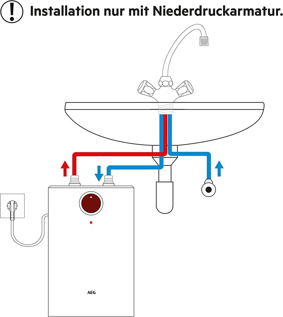 Boiler 5l AEG mittesurve all valamu HUZ 5 Öko DropStop hind ja info | Boilerid | kaup24.ee