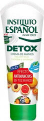 Pigmendilaikude vastane kätekreem Detox Instituto Español (75 ml) цена и информация | Кремы, лосьоны для тела | kaup24.ee