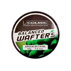 Sööt Wafters Colmic Betaine, 7x5mm – Green, 25g цена и информация | Прикормки | kaup24.ee