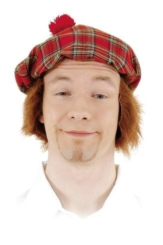 Šotimaa müts koos juustega цена и информация | Karnevali kostüümid | kaup24.ee