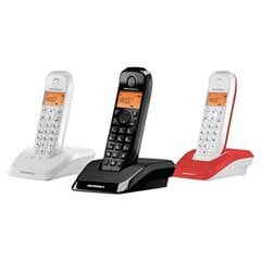 Telefon Motorola C69000D48O3AESAR (3 tk) Mitmevärviline цена и информация | Стационарные телефоны | kaup24.ee