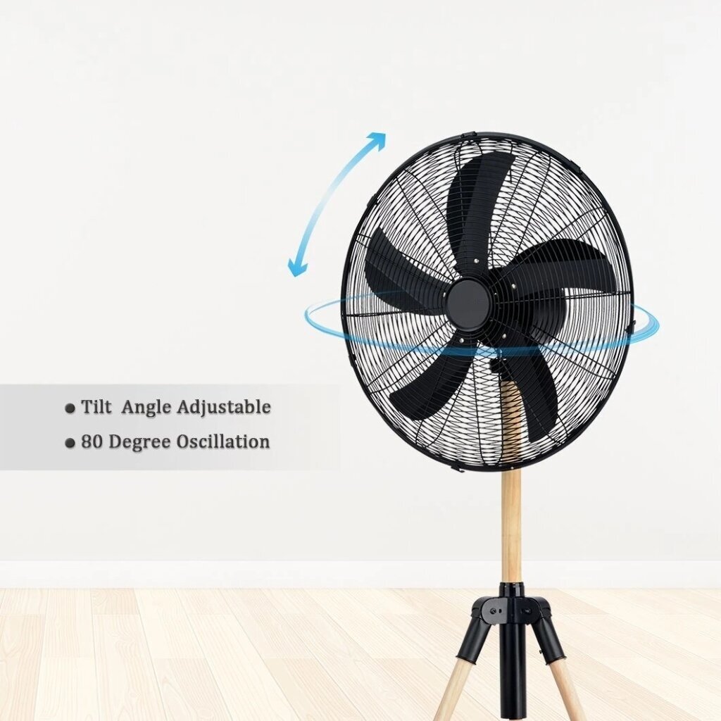 Kolme jalaga ventilaator Saneo 002222, 50W hind ja info | Ventilaatorid | kaup24.ee