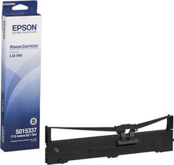 Оригинальная лента для матричного принтера Epson C13S015337 Чёрный цена и информация | Картридж Actis KH-653CR | kaup24.ee