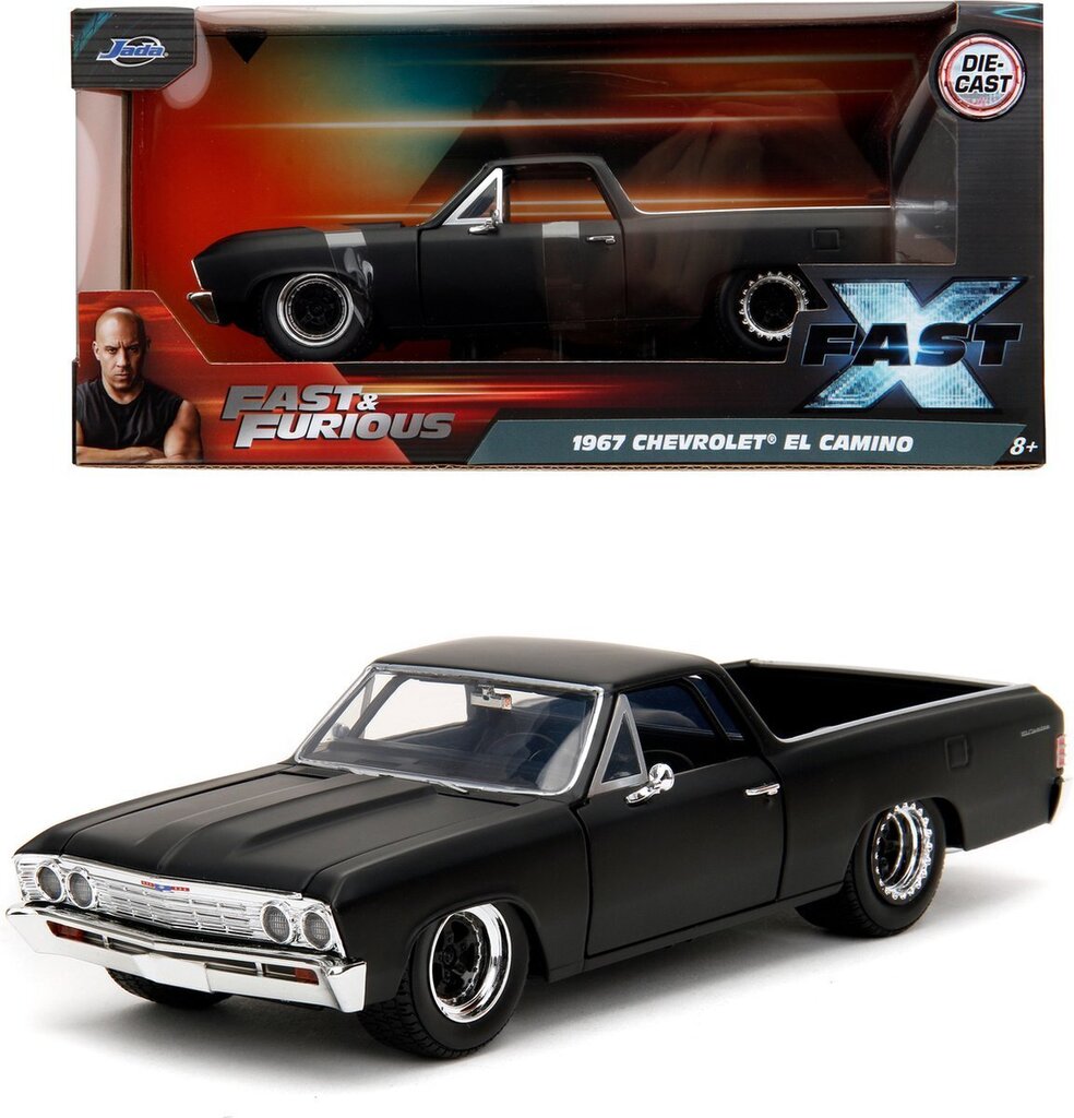 Mudel Jada Fast & Furious 1967 Chevrolet El Camino hind ja info | Poiste mänguasjad | kaup24.ee