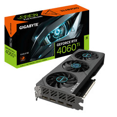 Videokaart Gigabyte GeForce RTX 4060 Ti Eagle (GV-N406TEAGLE-8GD) hind ja info | Videokaardid (GPU) | kaup24.ee