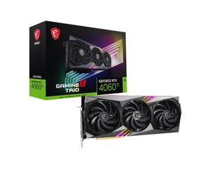 MSI GeForce RTX 4060 Ti Gaming X Trio 8G (RTX4060TIGAMXTRIO8G) hind ja info | Videokaardid (GPU) | kaup24.ee