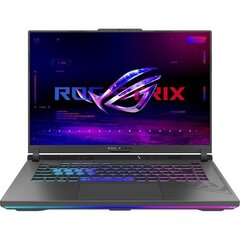 Ноутбук|ASUS|ROG|G614JV-N4071W|CPU i7-13650HX|2600 MHz|16"|2560x1600|RAM 16GB|DDR5|4800 MHz|SSD 1TB|NVIDIA GeForce RTX 4060|8GB|ENG|Windows 11 Home|Gr цена и информация | Ноутбуки | kaup24.ee