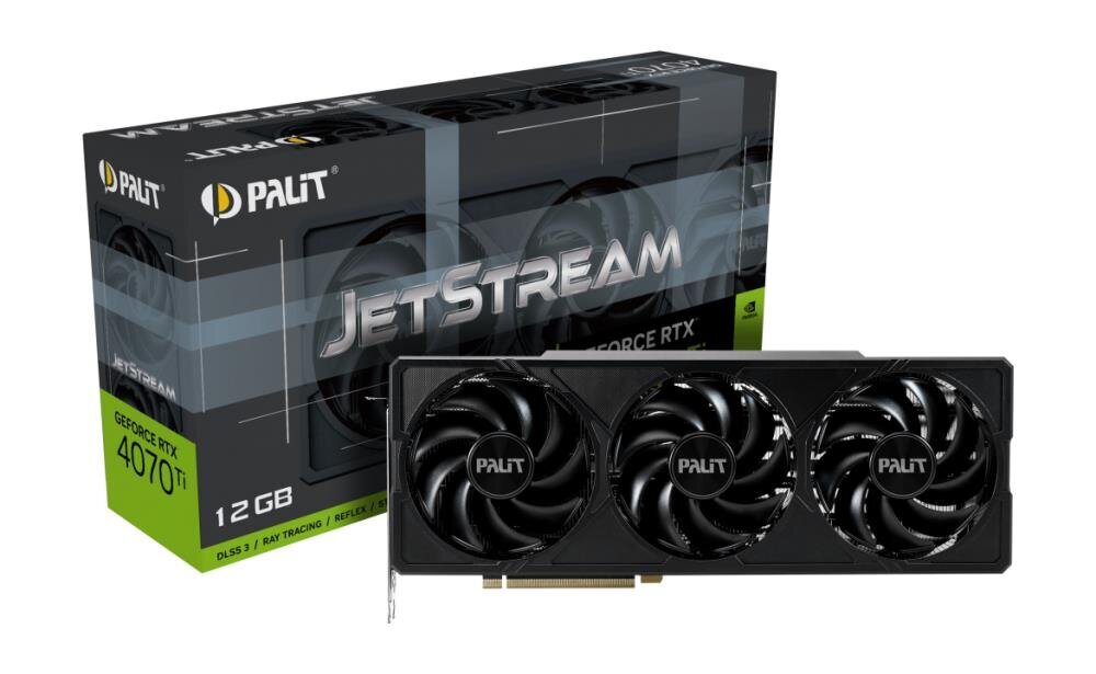 Palit GeForce RTX 4070 Ti JetStream (NED407T019K9-1043J) цена и информация | Videokaardid (GPU) | kaup24.ee