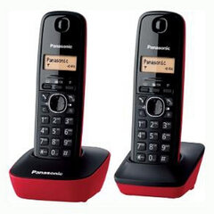 Lautelefon Panasonic KX-TG1612, must цена и информация | Стационарные телефоны | kaup24.ee