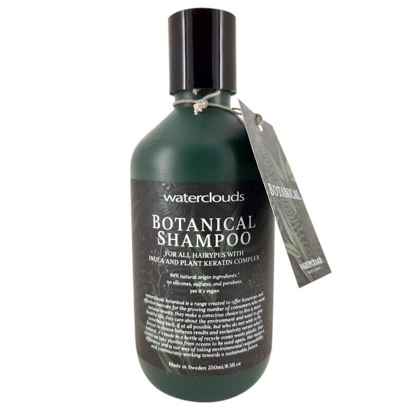 Botaaniline šampoon kõikidele juuksetüüpidele Waterclouds Botanical shampoo, 250 ml hind ja info | Šampoonid | kaup24.ee