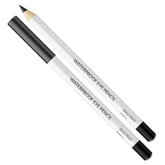 Silmakontuurpliiats Vipera Waterproof Eye Pencil 1 g, Deep Black, veekindel цена и информация | Тушь, средства для роста ресниц, тени для век, карандаши для глаз | kaup24.ee