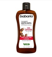 Kõõmavastane šampoon kofeiiniga Babaria, 400 ml hind ja info | Šampoonid | kaup24.ee