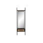 Põranda peegel Dkd Home Decor Must Puit Metall Kristall (58 x 30 x 191 cm) hind ja info | Peeglid | kaup24.ee