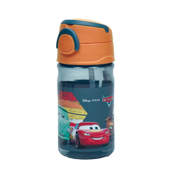 Joogipudel kõrrega CARS 350ml цена и информация | Joogipudelid | kaup24.ee