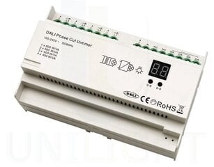 Dimmer 4x1.5a 230v ac din DALI-05ul Unilight цена и информация | Источники питания | kaup24.ee